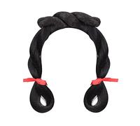 Women Chignon Hanfu Ancient Costume Cosplay Hair Bun Princess Hair Bun Cosplay Wig for Women Chinese Ancient Traditional Black Hair Braids Chignon Synthetic Bun Hair (Color : 003)