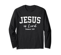 Women Christian Shirts Jesus is Lord Bible Worship Jesus Long Sleeve T-Shirt
