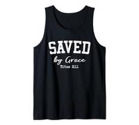 Women Christian Shirts Saved by Grace Worship Jesus Loves Me Tank Top