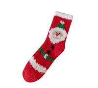 Women Christmas Socks, Womens, Colourful Breathable Thick Warm Knitting Thermal Crew Socks Winter Vintage Style Funny Sock for Home Office School Work Festival Party