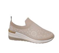 Women Classic Retro Mesh Sneakers Casual Tennis Skate Shoe Walking Footwear Anti Slip Trainers Khaki