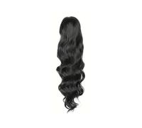Women Claw Clip Ponytail Human Hair Extension 10 to 26 Inch Body Wave In Pony tails Hair Extensions(12inches)