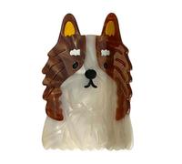 Women Claw Clips Acetate Hair Clips for Women | Non Slip Hair Clip,Cartoon Dog Design Hair Clip,Daily Hair Pins for Rag