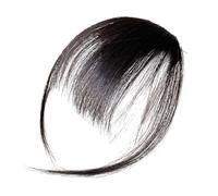 Women Clip On Bangs - Natural Hair Bangs, Real Human Hair Extensions | Elegant Daily Hairstyle Head, Time Beam, Quick Dating Accessory With Covers