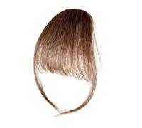 Women Clip On Bangs - Natural Hair Bangs, Real Human Hair Extensions | Elegant Daily Hairstyle Head, Time Beam, Quick Dating Accessory With Covers