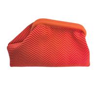 Women Cloud Colorblock Knit Purse Crochet Casual Clutch Bag