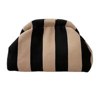 Women Cloud Colorblock Knit Purse Crochet Casual Clutch Bag
