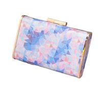 Women Clutches Bag Evening Rainbow Evenings Handbag Lady Party Wedding Clutches Purse Chain Shoulder Crossbody Bags Chain Shoulder Crossbody