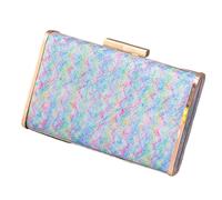 Women Clutches Bag Evening Rainbow Evenings Handbag Lady Party Wedding Clutches Purse Chain Shoulder Crossbody Bags Chain Shoulder Crossbody