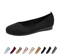 Women Comfortable Breathable Slip On Shoes, Orthopedic Walking Sports Shoes for Women (Black,5)