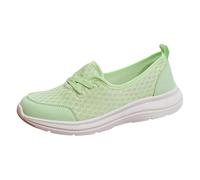 Women Comfy Walking Shoes 2024 New Women's Breathable Slip Arch Support Non Slip Shoes Size 8 Sandals Women Wedge (Green, 5.5)