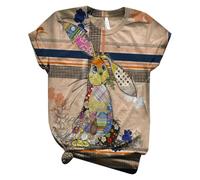 Women Comic Relief 2025 T Shirt Animals Graphic Cat Print T-Shirts Ladies Girls Tops Funny Cute Animal Loose Tees Blouse Shirts Dressy Sale Clearance Vintage Retro Tunic Tops Brown