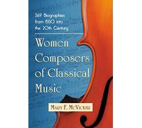 Women Composers of Classical Music: 368 Biographies Through the Mid20th Century: 369 Biographies from 1550 into the 20th Century