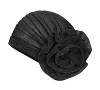 Women Cotton Sleep Cap Chemo Cap Headwear Headband Turban Hat Muslim Headscarf Cap Stretch Night Cap Slouchy Beanie Skull Cap Bandana Head Wrap Sleep Bonnet Cap for Chemo Cancer Hair Loss Hair Beauty