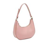 Women Crescent Shoulder Bag Cute Hobo Tote Handbag Under the Arm Purses Mini Clutch Purse with Zipper Closure for Travel Shopping Casual - Beige Black Pink White Tan