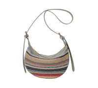 Women Crochet Straw Tote Bag Messenger Mesh Beach Knitted Handbag Woven Shoulder Vacation Hippie Bag Travel, Green