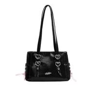 Women Crossbody Bag Large Capacity Shoulder Bag PU Leather Backpack Trendy Stylish Handbag Lovely Bows Commuting Bag Women Shoulder Bag Large Capacity Crossbody Bag Bows Handbag For Everyday