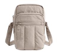 Women Crossbody Bag Lightweight Mini Cell Phone Crossbody Purses Multi-pocket Portable Phone Bag with RFID Blocking Card Slots for Travel Shopping Work Dating Daily Use (Camel)