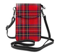 Women Crossbody Bag,PU Crossbody Wallet Purse Cell Phone Purse Small Shoulder Bag,Royal Stewart Tartan