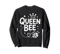 Women Crown Bees Queen Bee Beekeeping Sweatshirt