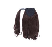 Women Curly End Synthetic Ponytail Extensions Wrap-Around Ponytails for Women 16 Inch High Puff Daily use(#4)