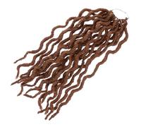 Women Curly Goddess Locs Crochet Wig High Temperature Silk Braids | Washable, Comfortable, Long-term Wear, Easy Style Changes for Daily Life and Weddings