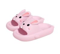 Women Cute Bunny Sliders Open Toe Rabbit Mule Sliders Slippers Beach or Pool Shoes Summer Slippers Flip Flops Bedroom Bathroom EVA Sandals Ladies Footwear UK