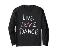 Women Cute Salsa - Live Love Dance Long Sleeve T-Shirt