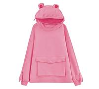 Women Cute Shark Hoodie Long Sleeve Blue Kawaii Animal Shark Shape Hoody Pullover Oversized Aesthetic Sweatshirts for Teen Girl Y2k Sweat Cosy Warm Fleece Blouse Streetwear Loungewear Matching Hoodies