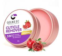 Women Cuticles Remover Creams for Nail - Gelike EC Soft Cuticle Balm Natural Pomegranate Smells for Dry Cracked Cuticle