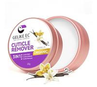 Women Cuticles Remover Creams for Nail - Gelike EC Soft Cuticle Balm Natural Vanilla Smells for Dry Cracked Cuticle