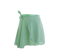 Women Dance Skirts Lace-up Chiffon Ballet Girls Leotards Skirt For Practice Dancing For Women(Light green,Height 160cm-175cm)