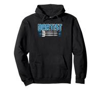 Women Darts Player Dartboard Identity Pride Female Dart Pullover Hoodie