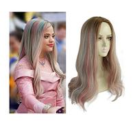 Women Descendants 3 Adult Audrey Wig Princess Long Curly Cosplay Wigs Synthetic Hair Cosplay Costume Wigs