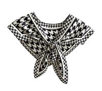 Women Detachable Dickey Spring Summer Mini Cape Fake Collar Small Silk Scarf Shawl Faux False Collar