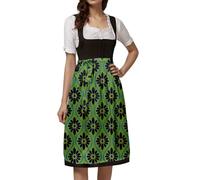 Women Dirndl Dress Lederhosen Womens Costume Beer Maiden Halloween Costumes Oktoberfest Party Outfit National Style Maid Bavarian Kitchen Apron For Carnival