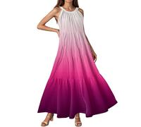 Women Dresses Black Funeral for Sundresses UK Womens Prom Formal Dress Long Tiered Dress Wedding Dresses for Women UK Summer Short Beach Maxi Peasant, Pink XXL