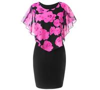 Women Dresses Casual for UK Beach Dress Wedding Guest Petite Shift Kaftan Wedding Guest Dresses for Women Square Neck Dress Amazon Essentials Pleated UK Womens Casual Plus Size, Pink XXL