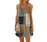 Women Dresses Casual Women's Beach Dress Bikini Beachwear Coverups Casual Vacation Short Summer Dresses Daily Outfits Dresses Khaki
