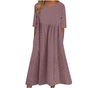 Women Dresses Holiday, Summer Dresses for Women UK with Sleeves, red Summer Dresses for Women UK, 1940s Dresses for Women Vintage ww2,