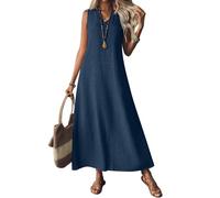 Women Dresses Plus Size Dress for 1940S Black Funeral Floral Beach Wear UK Summer Maxi Ladies Dress Gothic Mother of The Bride Dresses for Women UK Plus Size Summer Clothing Maxi, Navy M