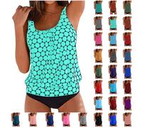 Women Dresses Sale Clearance 2 Piece Tankini Sets for Women UK Tummy Control Swimming Costume with Sports Bra Push Up Swimsuit Swimwear Bathing Suit Plus Size Mens Boxers Sale