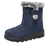 women dresses sale clearance my orders Winter Boots for Women UK Warm Snow Boots Slip On Leather Booties Plush Lined Safety Boots Non Slip Walking Boots Mid Waterproof Boots orthopedic shoes