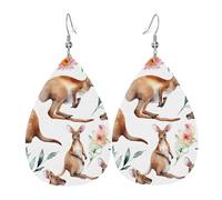 Women Earring Funny Cartoon Australian Animals Zoo Leather Dangle Drop Earrings Novelty Drop Earrings Lightweight Earring For Women For Party Anniversary Mother’S Day