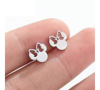 Women earring girl stud ear Drop Minimalist Stainless Steel Multiple Style Boots Music Leaf Mouse Co 635 530
