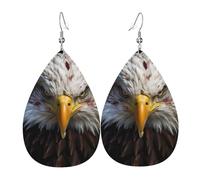 Women Earrings Bald Eagle America Flag Drop Dangle Creative Printed Earrings For Women Dangling, For New Year, Birthday, Bridal