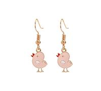 Women Earrings for Ramadan Days Chicken Earrings For Girls Cute Earrings Easter Earrings For Girls Chick Earrings Mini Earrings (Pink, One Size)