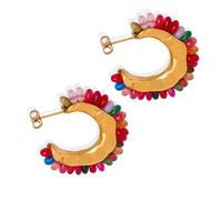 Women Earrings with Natural Stone and Vintage Aesthetic Delicate Delicate Women Ear Jewelry Wear Daily Party Earrings