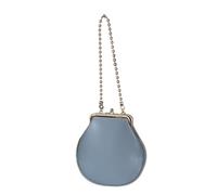 Women Elegant Small Evening Handbag With Beads Chain Strap PU Leather Shoulder Crossbody Bag Kiss Lock