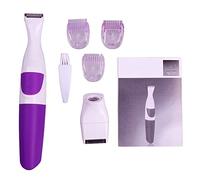 Women Epilator Hair Removal Device Wet Dry Cordless Electric Trimmer with Flexible Head Bikini Trimmer R Tip for Whole Body Glossy Skin